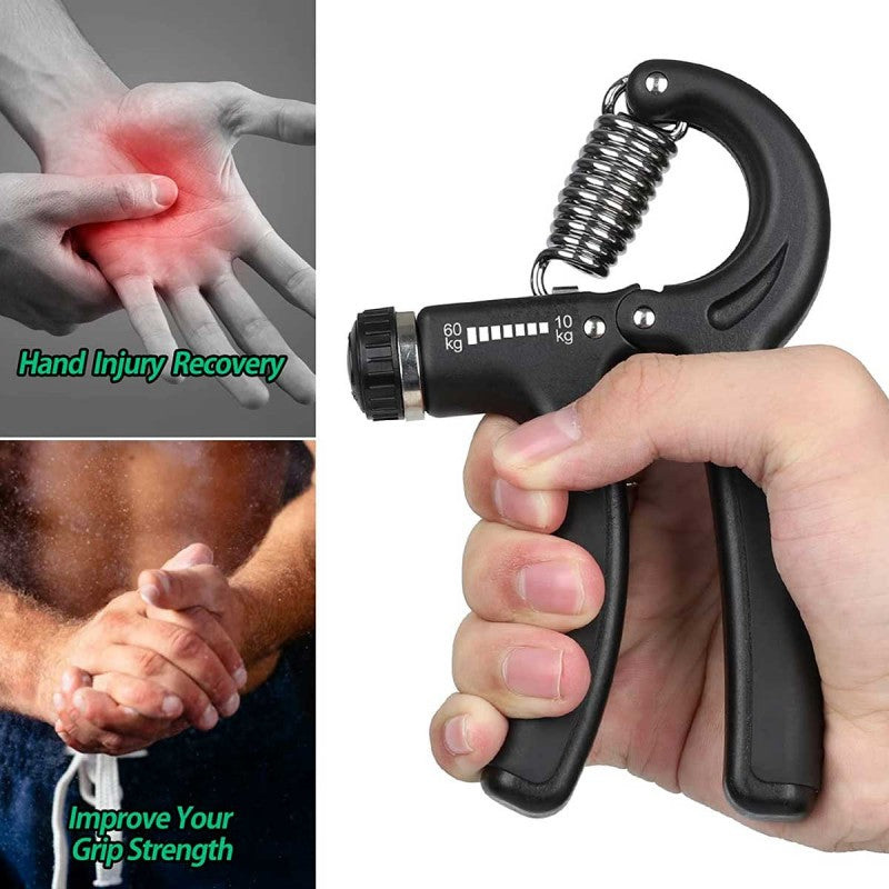 Adjustable Hand Grip Strength Trainer 10-60 KG Strength