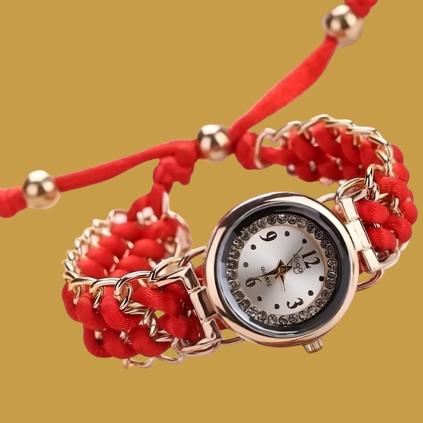 Girls Luxury Stylish Girls Analog Handmade Bracelet Rope Watch