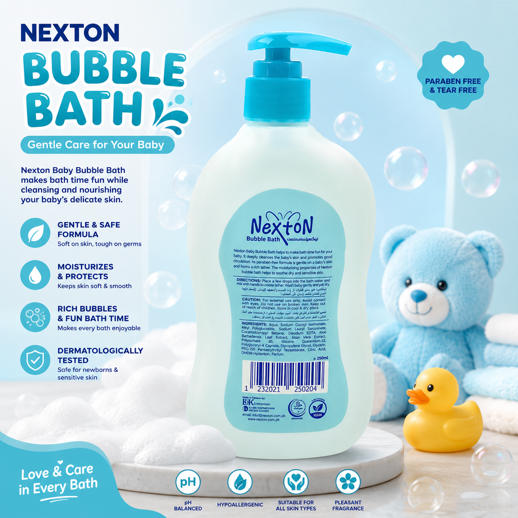 Nexton Baby Soft & Supple Bubble Bath
