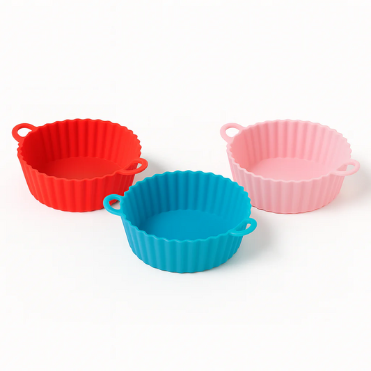 Silicone Air Fryer Basket – Reusable, Non-Stick, Heat-Resistant