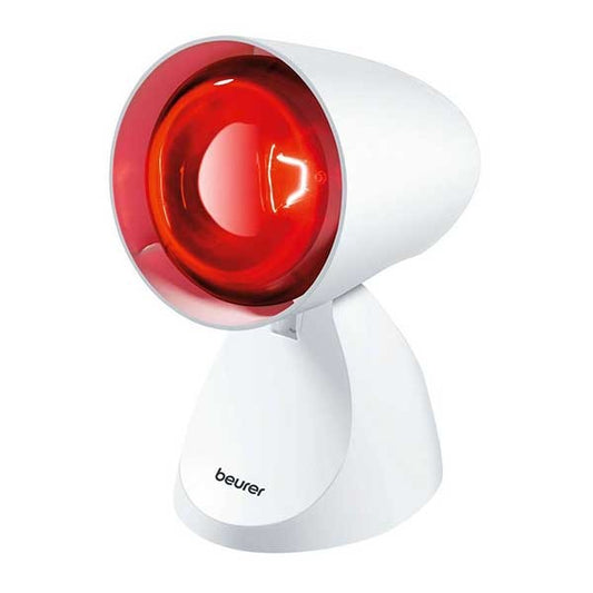 Infrared lamp with protective grille for colds & muscle tension